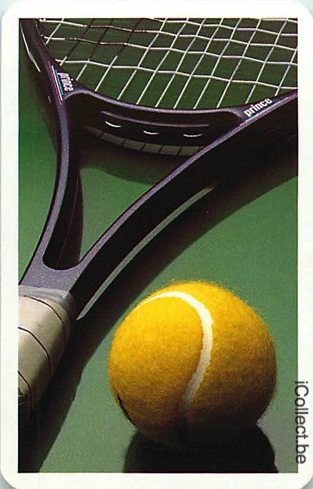 Single Playing Cards Sport Tennis Racket (PS10-14H) - Click Image to Close