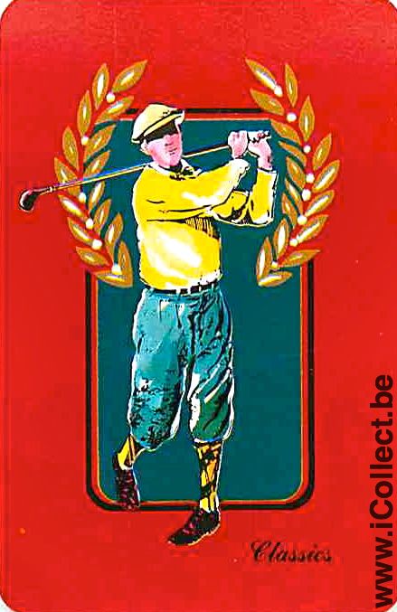 Single Swap Playing Cards Sport Golf Golfer (PS02-37G)