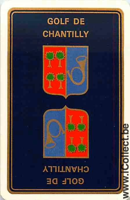 Single Playing Cards Sport Golf Chantilly (PS10-24A)
