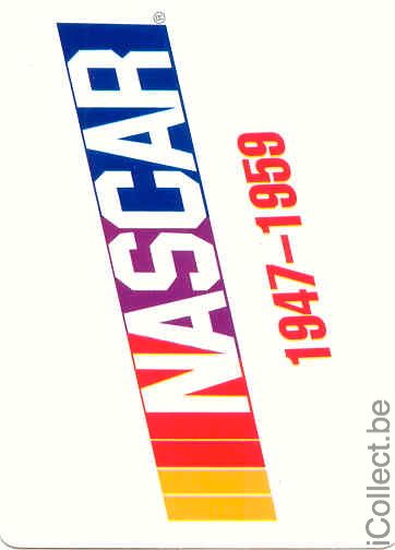 Single Swap Playing Cards Motorsport NASCAR (PS03-09A)