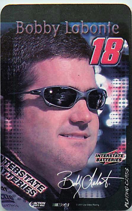 Single Playing Cards Sport Nascar Bobby Labonte (PS10-51I)