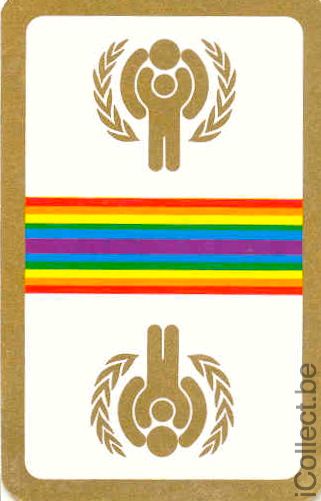 Single Swap Playing Cards Sport Olympics Logo (PS03-09H) - Click Image to Close