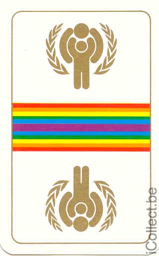 Single Swap Playing Cards Sport Olympics Logo (PS03-09I) - Click Image to Close