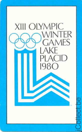Single Swap Playing Cards Sport Olympics Winter Games (PS03-11D) - Click Image to Close