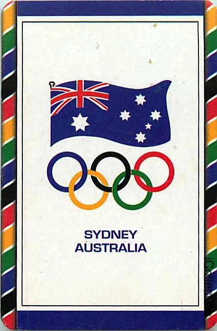 Single Playing Cards Sport Olympic Sydeney Australia (PS11-03B) - Click Image to Close