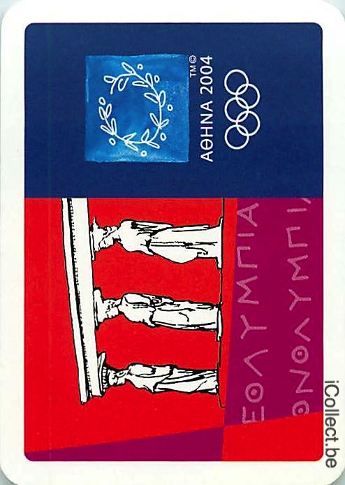 Single Swap Playing Cards Sport Olympic Athena 2004 (PS11-05A)