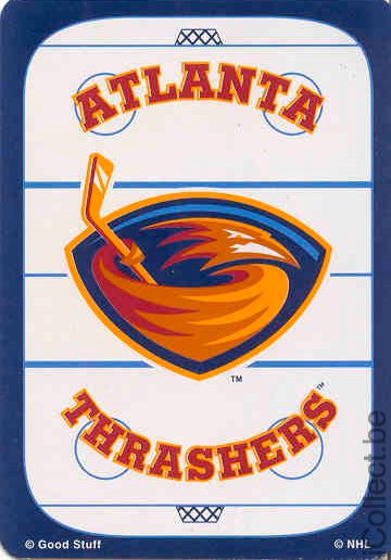 Single Swap Playing Cards Hockey Atlanta Thrashers NHL (PS03-12C - Click Image to Close