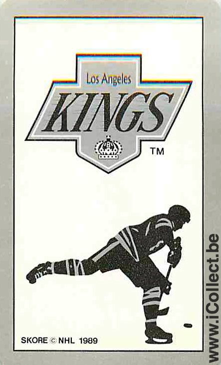 Single Playing Cards Sport Hockey NHL Kings (PS06-48F)