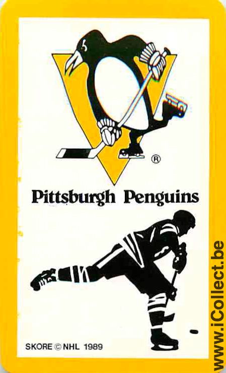 Single Playing Cards Sport Hockey NHL Penguins (PS06-49E)