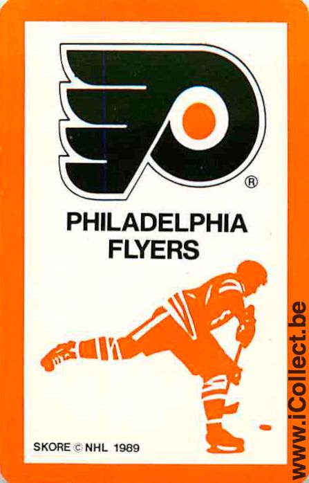 Single Playing Cards Sport Hockey NHL Flyers (PS06-49G)