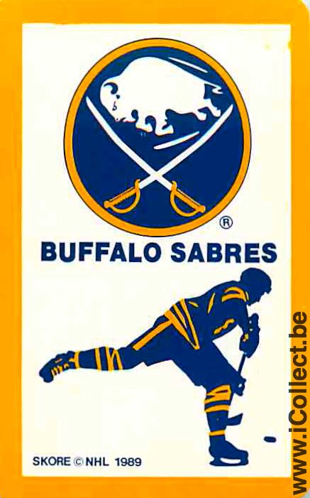 Single Playing Cards Sport Hockey NHL Sabres (PS06-49I)