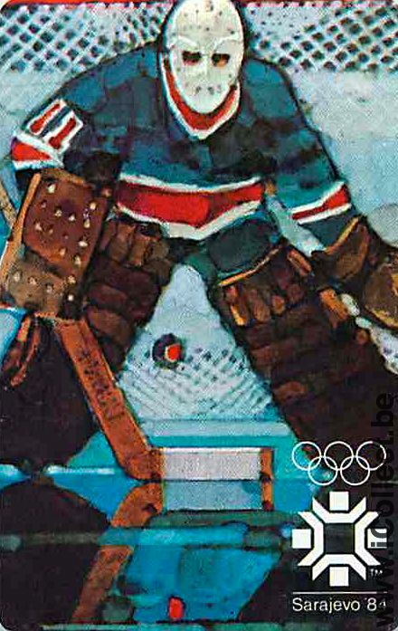 Single Playing Cards Sport Hockey Olympics Game (PS06-50H)
