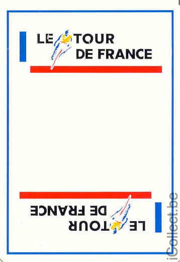 Single Swap Playing Cards Cycling - Le Tour de France (PS03-12F) - Click Image to Close