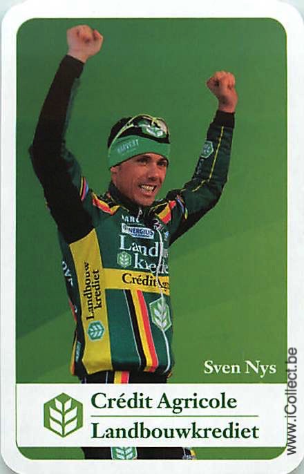 Single Swap Playing Cards Sport Cycling Sven Nys (PS03-45D) - Click Image to Close