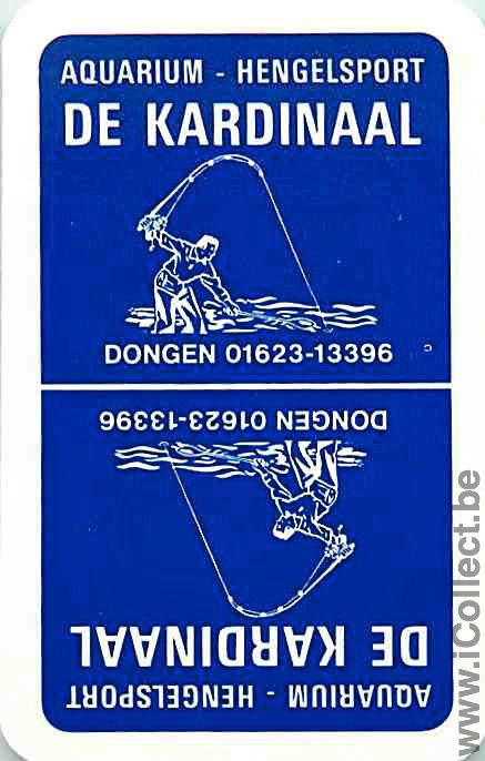 Single Swap Playing Cards Fishing De Kardinaal (PS02-45D)