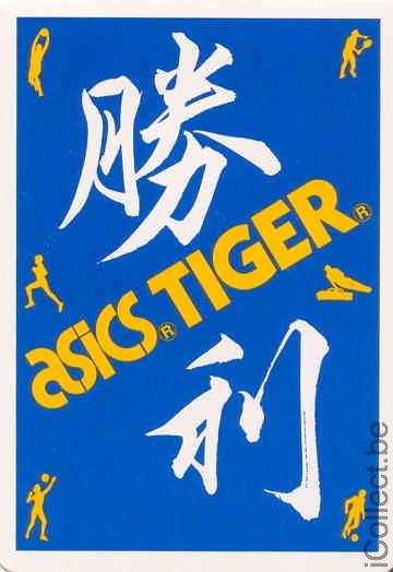 Single Swap Playing Cards Sport Asics Tiger (PS03-15F) - Click Image to Close