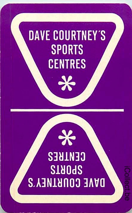 Single Playing Cards Sport Centers Dave Courtney's (PS11-05E)