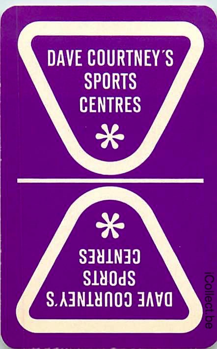 Single Playing Cards Sport Centers Dave Courtney's (PS11-05E)