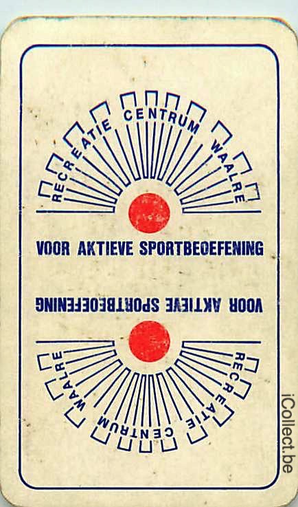 Single Playing Cards Sport Sportbeoefening (PS11-09D)