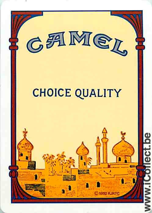 Single Swap Playing Cards Tobacco Camel Cigarettes (PS01-24G)