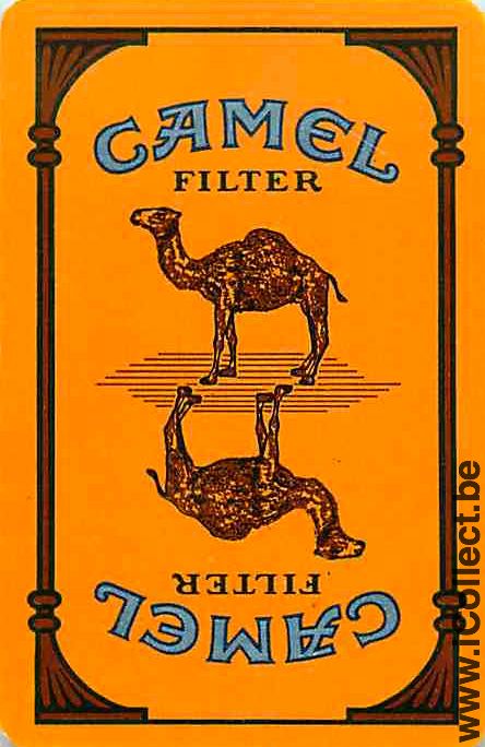 Single Swap Playing Cards Tobacco Camel Cigarettes (PS05-27G) - Click Image to Close