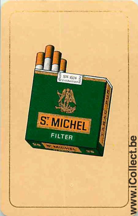 Single Swap Playing Cards Tobacco St Michel Cigarette (PS07-41E)