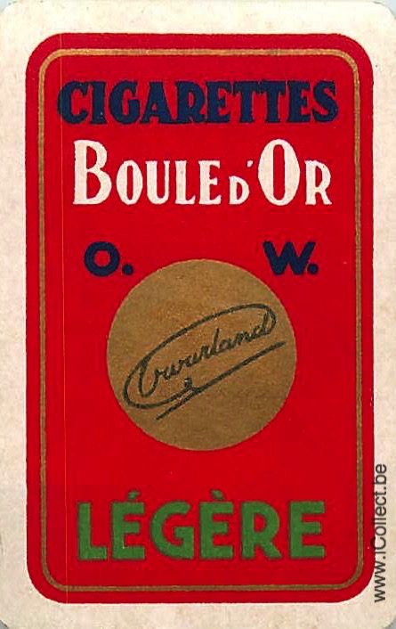 Single Swap Playing Cards Tobacco Boule d'Or (PS18-49G)