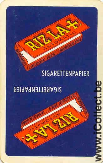 Single Swap Playing Cards Cigarette Papers RIZLA+ (PS03-17D)