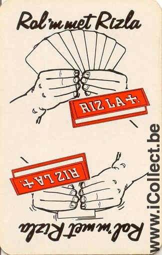 Single Swap Playing Cards Cigarette Papers RIZLA+ (PS03-17E)