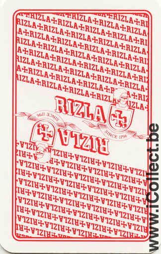 Single Swap Playing Cards Cigarette Papers RIZLA+ (PS03-17F) - Click Image to Close