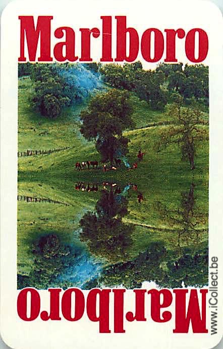 Single Swap Playing Cards Tobacco Marlboro (PS18-59G)