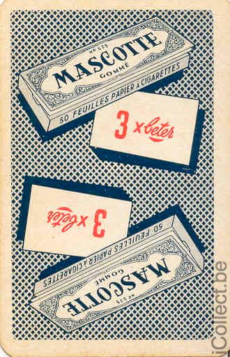 Single Swap Playing Cards Cigarette Papers Mascotte (PS07-56A) - Click Image to Close