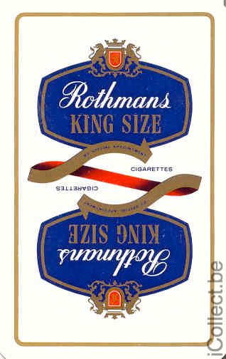 Single Swap Playing Cards Tobacco Rothmans Cigarettes (PS04-01H)