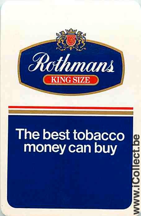 Single Swap Playing Cards Tobacco Rothmans Cigarettes (PS11-26A)