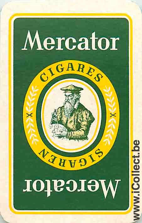 Single Swap Playing Cards Tobacco Mercator Cigars (PS09-38H)