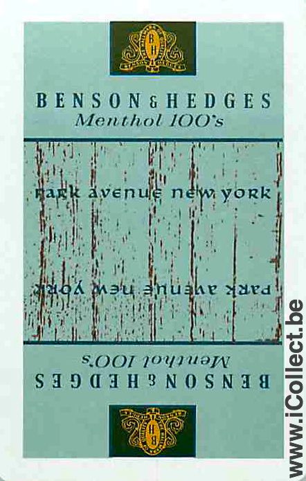 Single Swap Playing Cards Tobacco Benson & Hedges (PS04-49C)