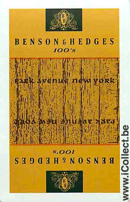 Single Swap Playing Cards Tobacco Benson & Hedges (PS04-05I)