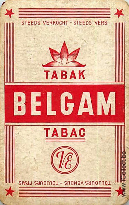 Single Swap Playing Cards Belgam Rolling Tobacco (PS06-52E)