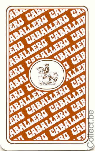 Single Swap Playing Cards Tobacco Cigars Caballero (PS05-27C)
