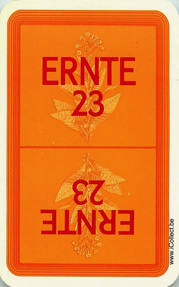 Single Swap Playing Cards Tobacco Ernte 23 (PS14-09B)