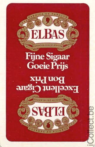 Single Swap Playing Cards Tobacco Elbas Cigars (PS04-09D)