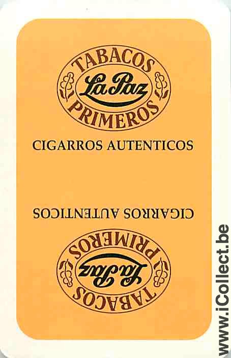 Single Swap Playing Cards Tobacco La Paz Cigars (PS04-10D)