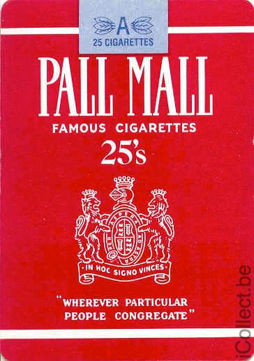 Single Swap Playing Cards Tobacco Pall Mall Cigarette (PS04-42H)