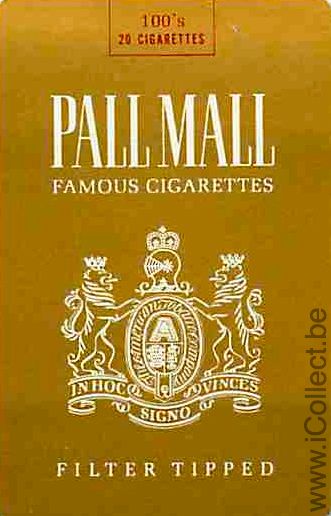 Single Swap Playing Cards Tobacco Pall Mall Cigarette (PS02-33G)
