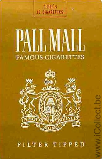Single Swap Playing Cards Tobacco Pall Mall Cigarette (PS02-33G)