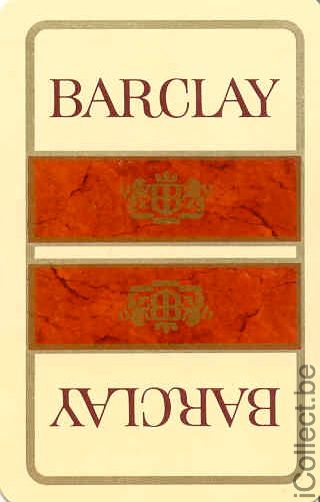 Single Swap Playing Cards Tobacco Barclay Cigarettes (PS12-16I)