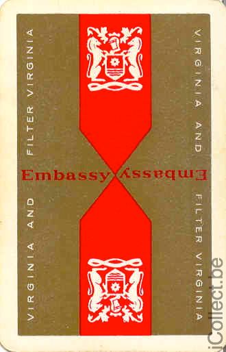 Single Swap Playing Cards Tobacco Embassy Cigarettes (PS03-52A)
