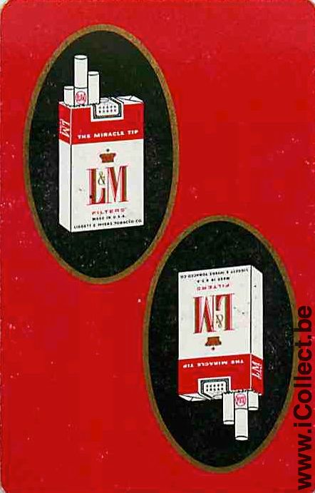 Single Swap Playing Cards Tobacco L&M Cigarettes (PS07-05H)