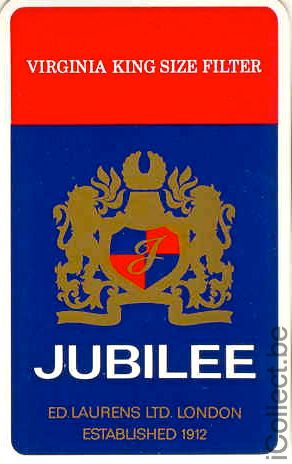 Single Swap Playing Cards Tobacco Jubilee Cigarettes (PS04-17D)