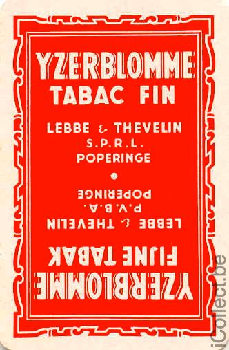 Single Swap Playing Cards Tobacco Yzerblomme (PS14-18F) - Click Image to Close